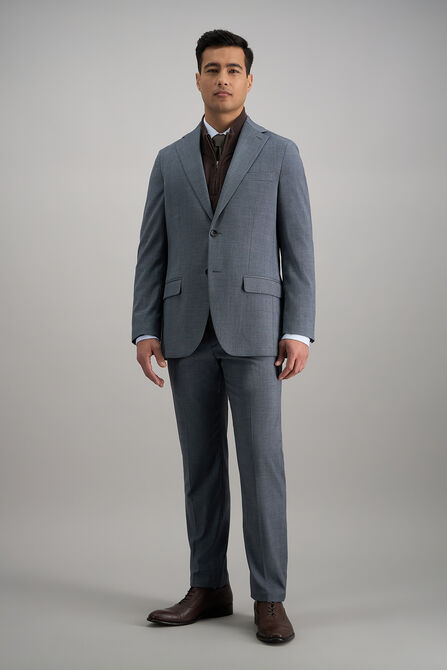 J.M. Haggar Medium Glen Plaid Suit Jacket, Chambray view# 1