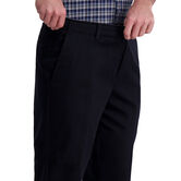 Premium No Iron Khaki Pull On Pant, Black view# 4