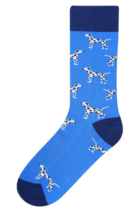 Dalmation Socks, BLUE view# 1