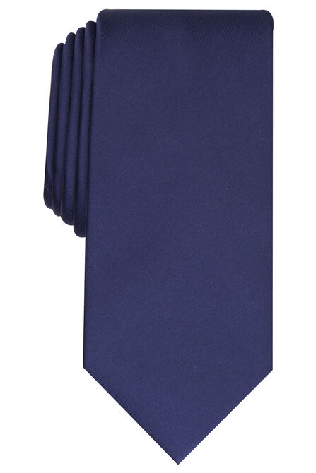 Fashion Satin Solid Tie, Purple view# 1