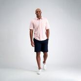 Pique Button Down Shirt - Geo Ditsy, Pink view# 4
