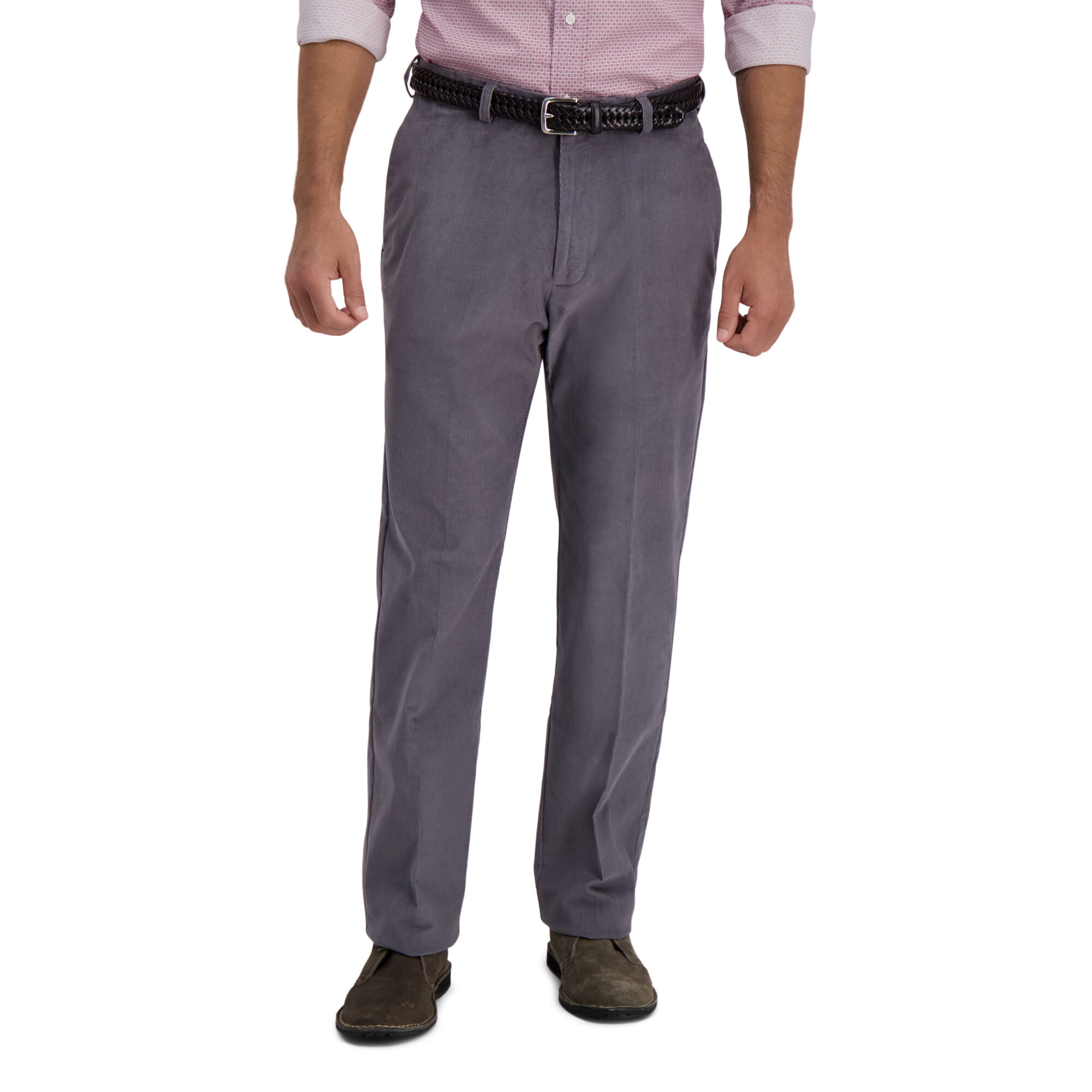 Haggar Stretch Corduroy Pant Graphite (HC00229 Clothing Pants) photo