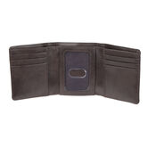 RFID Stretch Tri-fold Wallet, Brown view# 2