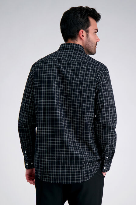 Premium Comfort Dress Shirt - Black Plaid, Graphite view# 2