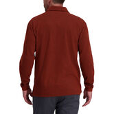 Quarter Zip Rib Knit Sweater,  Rusted Orange view# 2