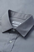 Premium Comfort Tall Dress Shirt - Charcoal, Graphite view# 4