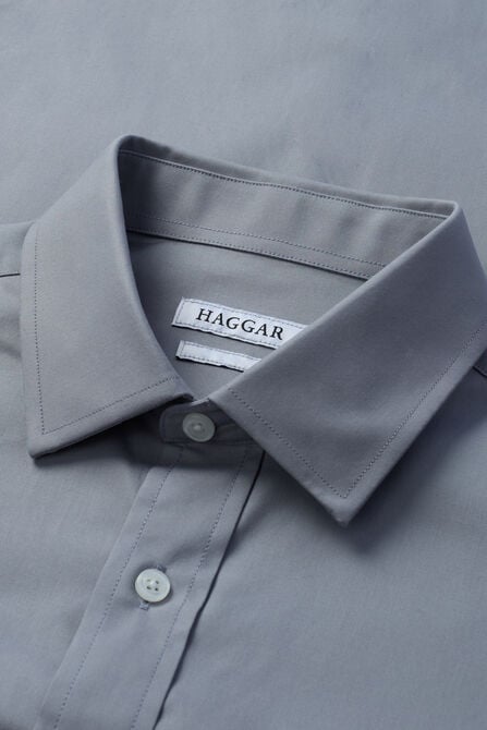 Premium Comfort Tall Dress Shirt - Charcoal, Graphite view# 4