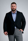 The Active Series&trade; Big &amp; Tall Stretch Gabardine Sport Coat, Black view# 1