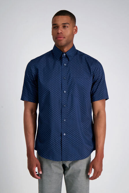 Urban Dot Button Down Shirt, Navy view# 1