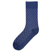 Small Argyle Socks, Heather Blue view# 1