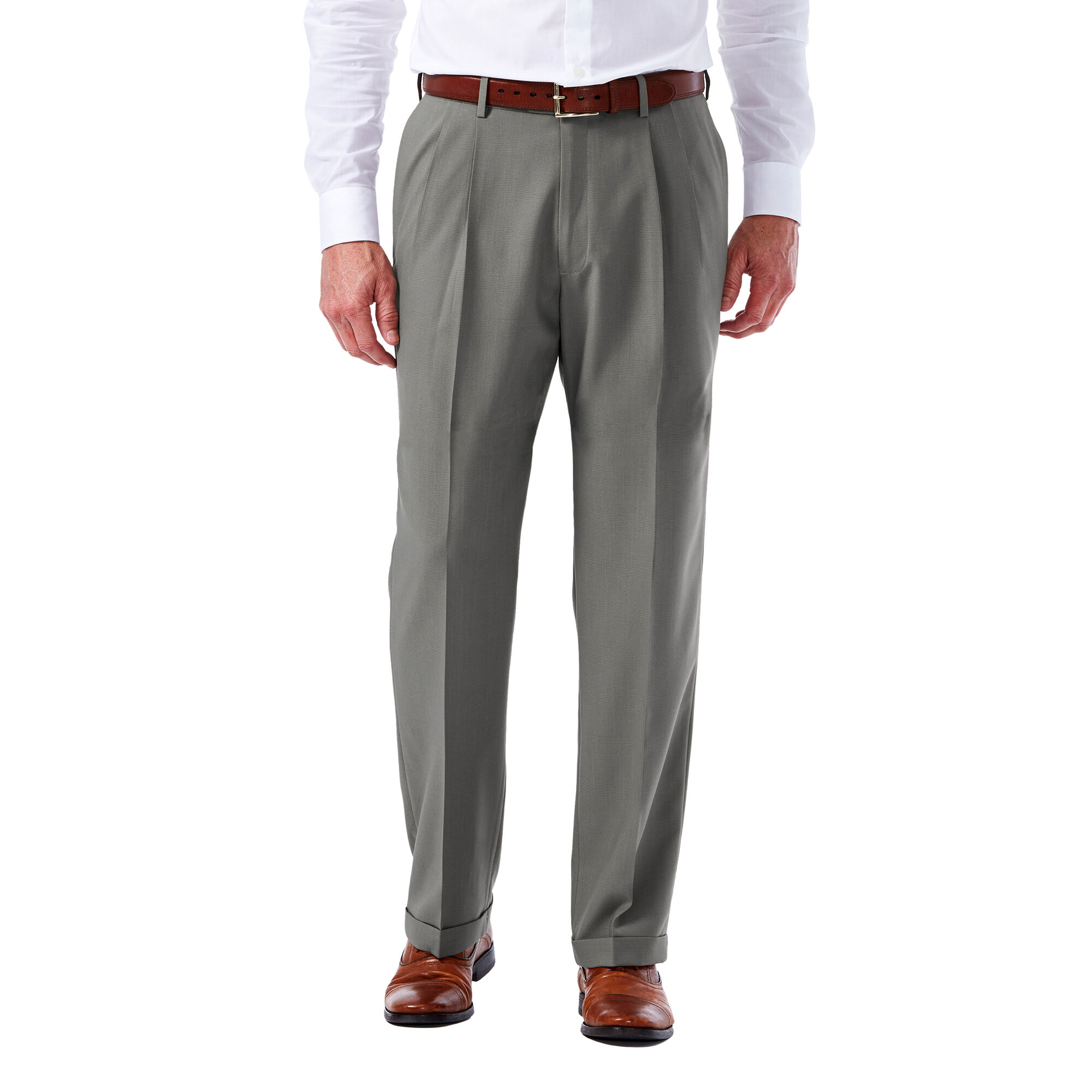 Big Tall E CLO Glen Plaid Dress Pant