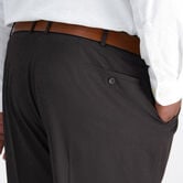 Big &amp; Tall J.M. Haggar Premium Stretch Suit Pant - Pleated Front, Chocolate view# 3