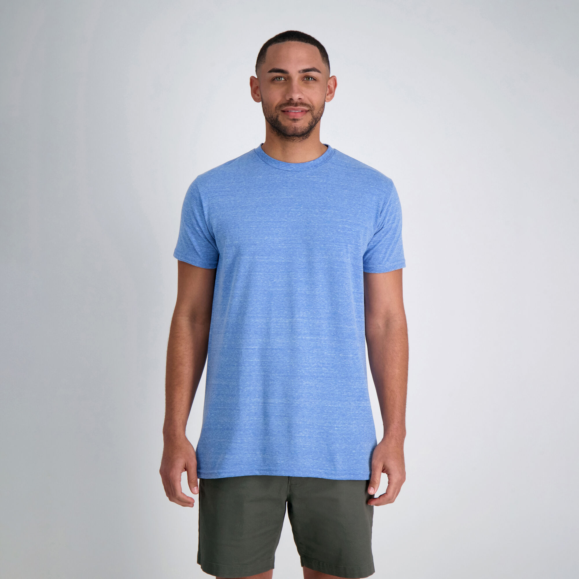 Haggar Jersey Crew Shirt Blue (UE00003 Clothing Shirts & Tops) photo