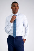 Premium Performance Dress Shirt - Blue Check, Medium Blue view# 1