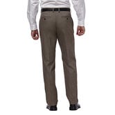 J.M. Haggar Premium Stretch Suit Pant - Flat Front, Medium Brown view# 3