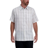 White Plaid Microfiber Shirt,  view# 1