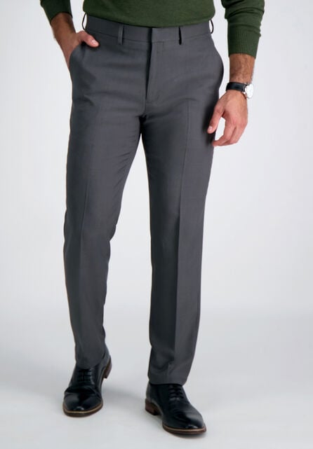 Men's Haggar® Premium Comfort Expandable-Waist Classic-Fit Stretch  Flat-Front Dress Pants