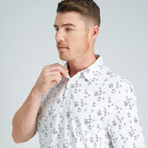 The Active Series&trade; Performance Ditsy Crosshatch Poly Polo , White view# 3