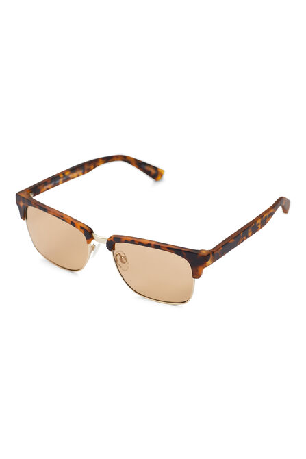 Modern Intellectual Sunglasses, Brown view# 3