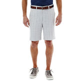 Cool 18&reg; Pro Graphic Windowpane Short, Silver view# 1