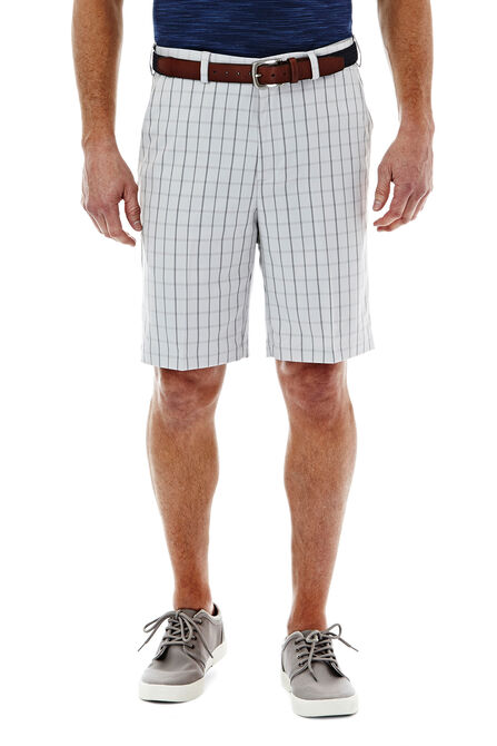 Cool 18&reg; Pro Graphic Windowpane Short, Silver view# 1