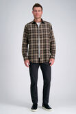 Long Sleeve Flannel Plaid Shirt,  view# 3