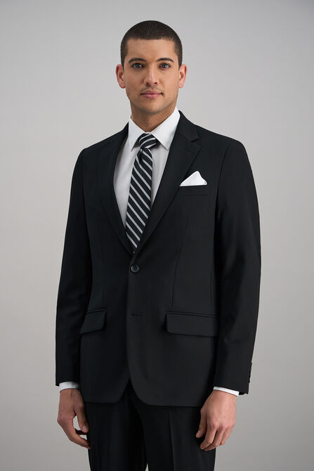 JM Haggar Slim 4 Way Stretch Suit Jacket, Black view# 3