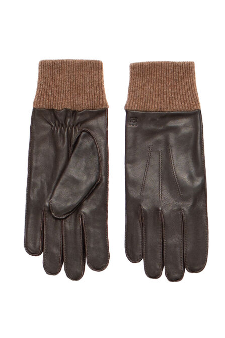 Leather Gloves, Brown view# 1