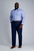 Premium Comfort Tall Dress Shirt - Blue, Light Blue view# 3