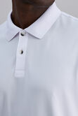 Short Sleeve Pique Polo, White view# 4