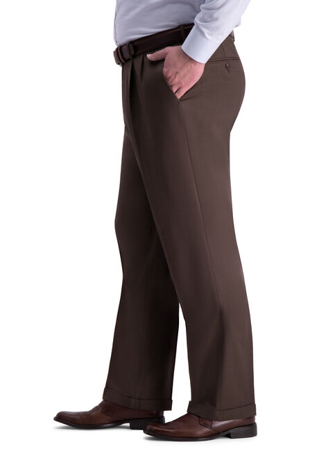 Big &amp; Tall Premium Comfort Dress Pant, Dark Chocolate view# 2