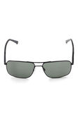 Square Double Bridge Sunglasses, Black view# 1