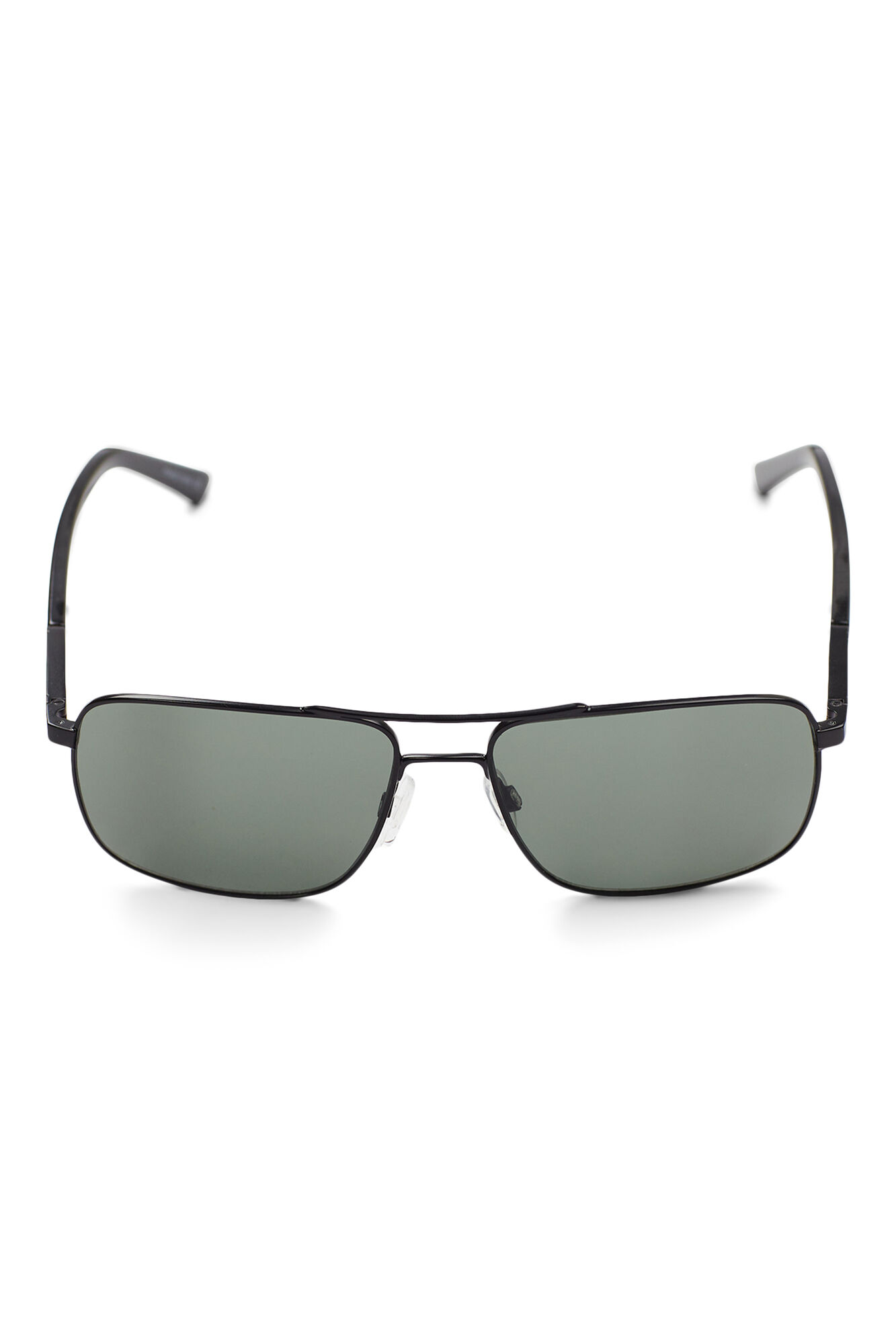 Haggar Square Double Bridge Sunglasses Black (HS2004) photo