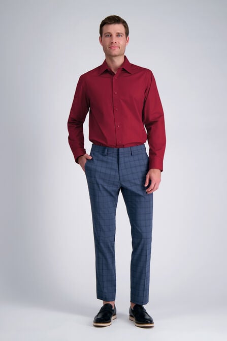 Premium Comfort Dress Shirt - Dark Red, Dark Red view# 3
