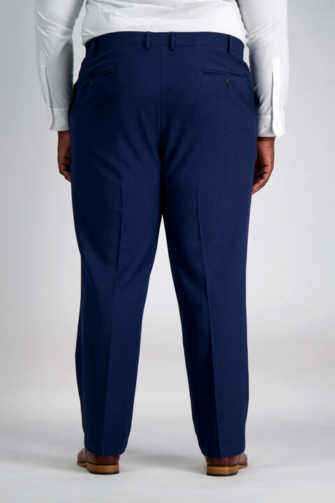 Big &amp; Tall Smart Wash&reg; Suit Separate Pant, Midnight view# 3