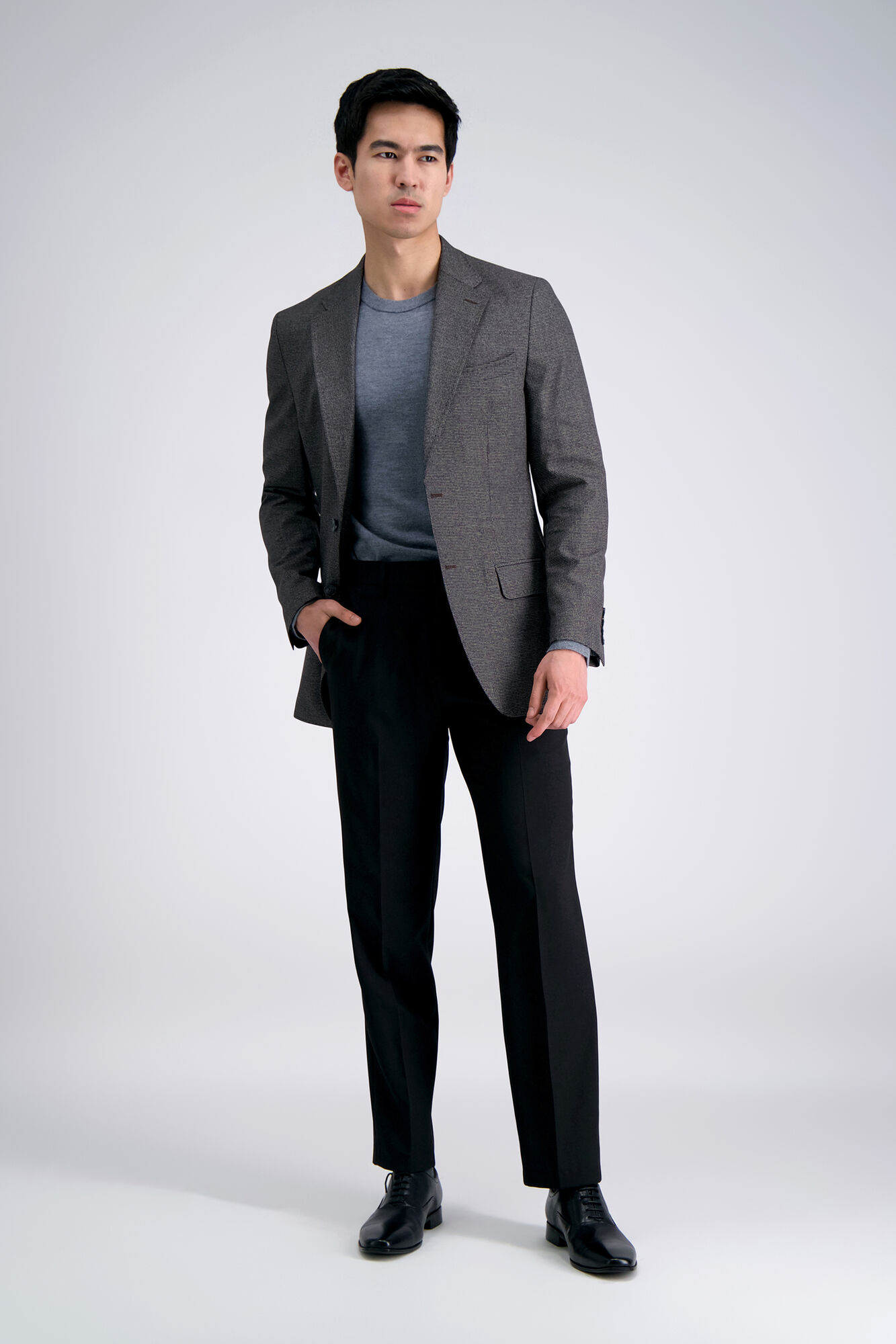 Haggar Premium Comfort Dress Pant Black (HD70652 Clothing Pants) photo
