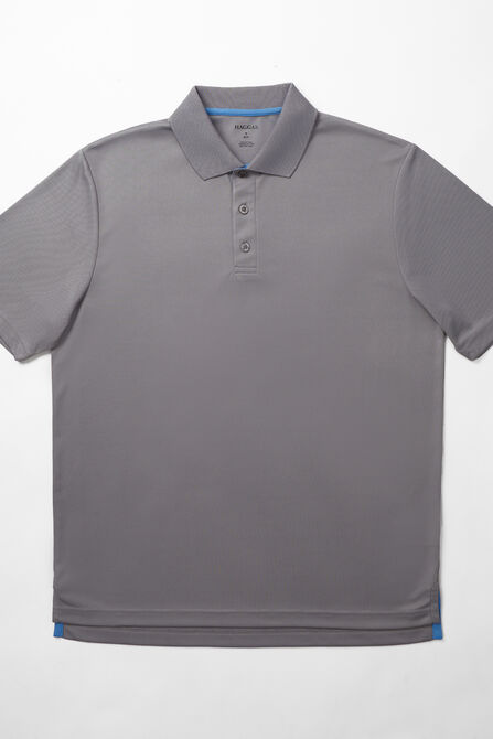The Active Series&trade; Performance Poly Polo, Med Grey view# 3