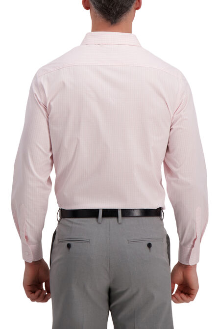 Rose Plaid Premium Comfort Dress Shirt, Pink view# 2