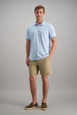 Short Sleeve Pique Polo, Sky view# 3