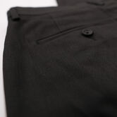 J.M. Haggar 4-Way Stretch Dress Pant - Diamond Weave, Black / Charcoal view# 5