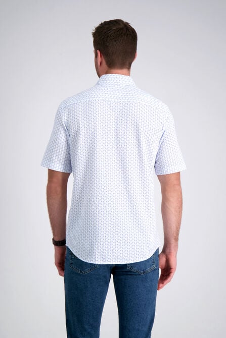 Pique Button Down Shirt, White view# 2