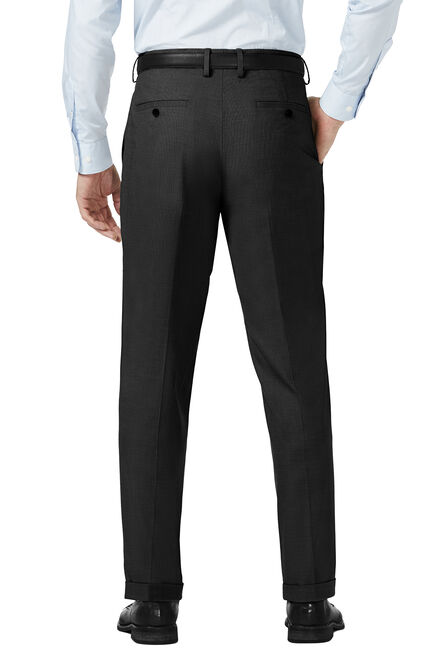 J.M. Haggar Dress Pant - Sharkskin, Black view# 3