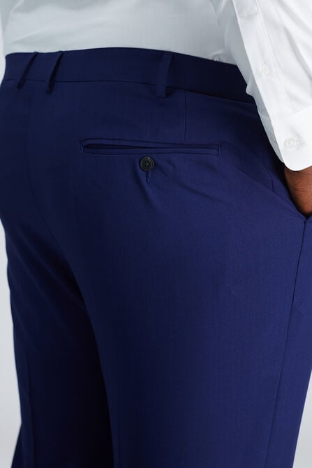 Big &amp; Tall Smart Wash&trade; Suit Separate Pant, Midnight view# 4