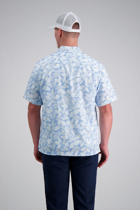 Short Sleeve Camp Shirt, Light Blue view# 2