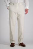 J.M. Haggar Premium Stretch Suit Pant - Flat Front, Natural view# 1