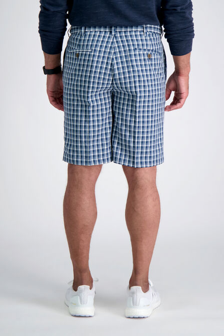 Cool 18&reg; Pro Heather Check Short, Navy view# 4