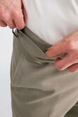 J.M. Haggar Premium Stretch Suit Pant - Flat Front, Oatmeal view# 4