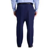 Big &amp; Tall Active Series&trade; Herringbone Suit Pant, Midnight view# 3