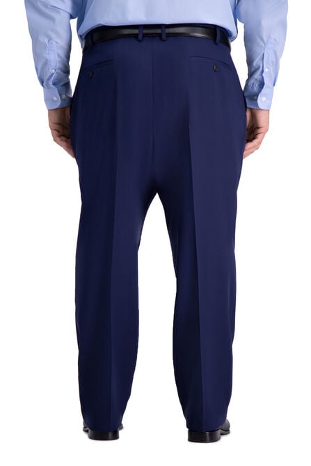 Big &amp; Tall Active Series&trade; Herringbone Suit Pant, Midnight view# 3