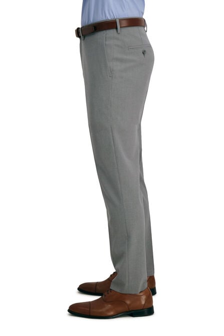 J.M. Haggar 4-Way Stretch Dress Pant - Solid, Grey view# 3